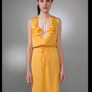 NWT $250 OFF RETAIL ELIE TAHARI NWT BEESWAX YELLOW LISETTE DRESS